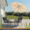 Schneider Sonnenschirm SOLESTA Ø270 cm, natur – UV-Schutz, Produktbild-Vorschau 2