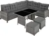 Rattan Lounge Barletta für 6 bis 8 Personen Produktbild-Vorschau 1