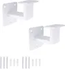 Two white handrail brackets and mounting hardware are shown against a white background. Náhľad obrázku produktu