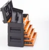 An open toolbox with multiple drawers extended. Produktbild-Vorschau