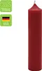 Stabkerzen aus Paraffin, 100/22 mm, Dunkelrot, KERZENFARM Produktbild-Vorschau 2