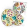 itenga 40x Bierdeckel rund Retro Sommer Früchte Untersetzer Produktbild-Vorschau 2