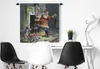 MuchoWow® Wandteppich Wandbehang Retro-Weihnachtsmann - Produktbild-Vorschau 4