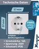 Kopp 920802069  Presa di sicurezza Paris con coperchio e Anteprima dell’immagine prodotto 6