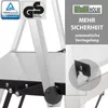 Alu Trittleiter 4-stufig silber klappbar mit Handlauf 150 Produktbild-Vorschau 6