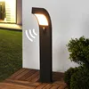 Lucande LED-Sockelleuchte Lennik, Sensor, 60 cm, anthrazit Produktbild-Vorschau 2