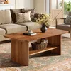 Table basse, 120 cm table d'appoint, table de salon en bois Voir les images du produit 3