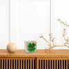 Viel Glück Spardose aus Holz mit Kleeblatt und Marienkäfer Produktbild-Vorschau 4