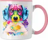 Trendation - Dackel Besitzer Farbe Love Tasse Geschenk Produktbild-Vorschau 1