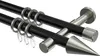 Interdeco Gardinenstange / Vorhangstange Schwarz / Produktbild-Vorschau 1