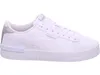 A single white Puma sneaker with silver accents is shown against a white background. Podgląd zdjęcia produktu