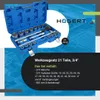Högert Technik - Werkzeugsatz 21 Teile, 3/4" | Werkzeugset Produktbild-Vorschau 4