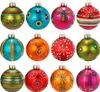 Weihnachtskugeln mit Motiv Glas 8cm Mille Fiori, 12er Set Produktbild-Vorschau 1