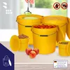 BenBow Eimer mit Deckel 20L x20 Gelb - lebensmittelecht, Produktbild-Vorschau 3