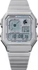 A silver Casio watch with a digital display and analog hands is shown against a white background. Produktbild-Vorschau