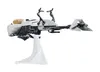 A Star Wars Scout Trooper Speeder Bike toy with a clear display stand, isolated on a white background. Náhled obrázku produktu