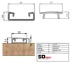 SOTECH 111022, Aluminium, Aluminium, 22 mm, 2000 mm Produktbild-Vorschau 4