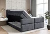 ALTDECOR Boxspringbett mit Fußteil, 2 Matratzen und Topper Produktbild-Vorschau 3