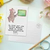 Mr. & Mrs. Panda Postkarte Deutschlehrerin Herz - Weiß - Produktbild-Vorschau 3
