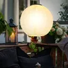 2er Set LED Solar Außen-Hängeleuchte, Lampion sandfarben, H Produktbild-Vorschau 6