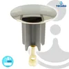 A close-up studio shot of a sink drain stopper. Produktbild-Vorschau