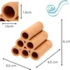 Aquariendeko Pyramide 6er Garnelenröhre Aquarium Deko Produktbild-Vorschau 2