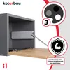 KOTARBAU® Klappenbeschlag Barfach Grau 259 mm Produktbild-Vorschau 4