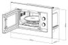 Einbau-Mikrowelle - CONTINENTAL EDISON - CEMO20EBM2 - 1280 Produktbild-Vorschau 5