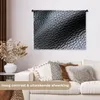 MuchoWow® Wandteppich Wandbehang Leder - Textur - Schwarz - Produktbild-Vorschau 2