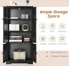 KOMFOTTEU: armadio alto in legno, mobile verticale con Anteprima dell’immagine prodotto 6