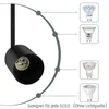 ZMH reflektor sufitowy czarny lampa sufitowa 3 płomienie Podgląd zdjęcia produktu 2