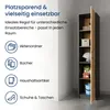 Étagère à 5 niveaux Armoire de classement avec 4 étagères Voir les images du produit 3