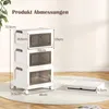 COSTWAY 75 L Aufbewahrungsbox mit Deckel faltbar, 3er Set Produktbild-Vorschau 3