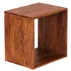 Wohnling Bois massif Sheesham Etagère cube 43.5 x 43.5 x 33 Voir les images du produit 3