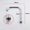 INF Edelstahl Wasserhahn Auslauf - 18 Siebenförmiges Rohr Produktbild-Vorschau 4