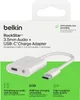 Belkin RockStar 3,5mm Audio- und USB-C Ladeadap. weiß  Produktbild-Vorschau 4