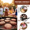 eluno 6dílná sada na hamburgery včetně lisu na hamburgery, Náhled obrázku produktu 6