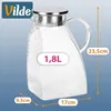 Vilde | Dzbanek szklany 1,8 l - z pokrywką ze stali Podgląd zdjęcia produktu 3
