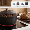 osoltus Bräter Schmortopf Gusseisen Topf 26cm 5,9 Liter Produktbild-Vorschau 8