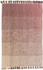 Handwebteppich - 140 x 200 cm - Altrosa - mit Farbverlauf Produktbild-Vorschau 1