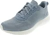 A single blue Skechers Bobs Squad Tough Talk sneaker is shown from a side-angle on a white background. Produktbild-Vorschau