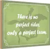 vianmo Holzschild 12x18 cm there is no perfect rider only Produktbild-Vorschau 1