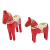 Wooden Swedish Dala Horse,Swedish Dala Horse Statue,Wooden Podgląd zdjęcia produktu 6