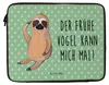 Mr. & Mrs. Panda Laptop Tasche Faultier Vogel 20 x 28 cm - Produktbild-Vorschau 4