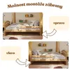 Dětská Postel Leo S Zábranou A Roštem | 160x80 cm | Smrk, Náhled obrázku produktu 12