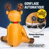 MONZANA® Nafukovací sob 180cm LED osvětlený montážní Náhled obrázku produktu 3