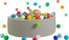 sunnypillow Bällebad für Baby Kinder mit 200 bunten Bällen Produktbild-Vorschau 1