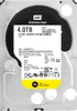 A close-up, top-down view of a Western Digital 4TB hard drive. Produktbild-Vorschau