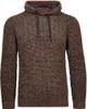 Ragman V-Ausschnitt Pullover Strick mit Kragen in grün