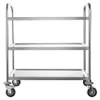 Carrello di servizio in acciaio inox, 2 ripiani Anteprima dell’immagine prodotto 3